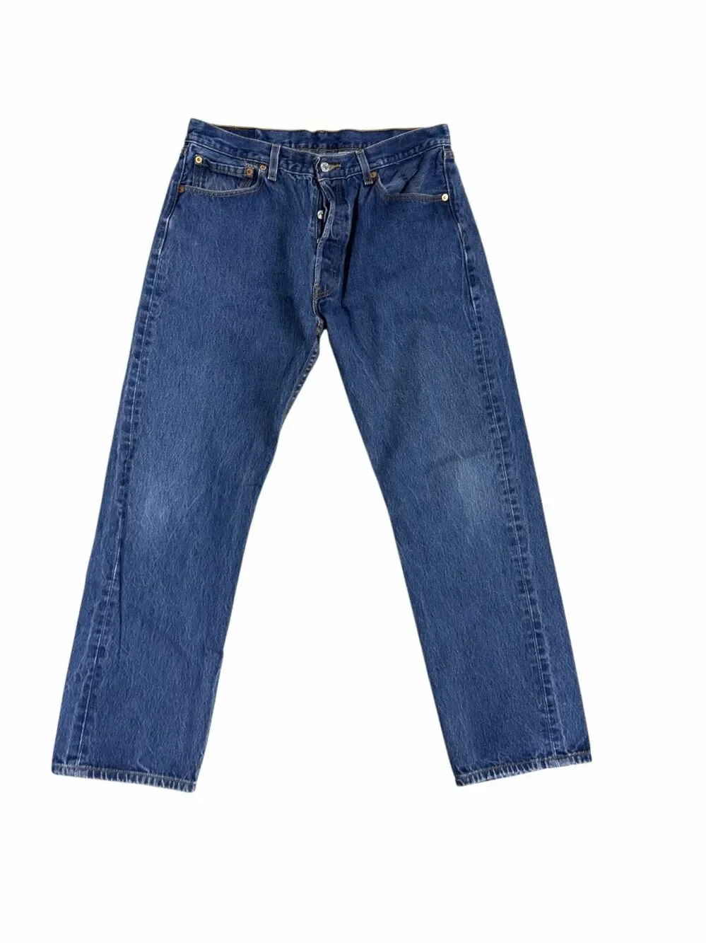 Levi’s 501 XX Mens Jeans 36X33 Wpl 423 100% Cotton Blue Button Fly
